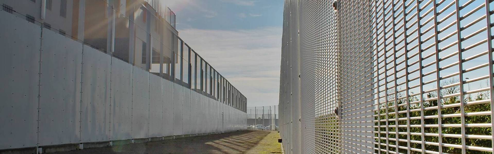 Anti climb fence panel installed for the maximum protection of the plant.